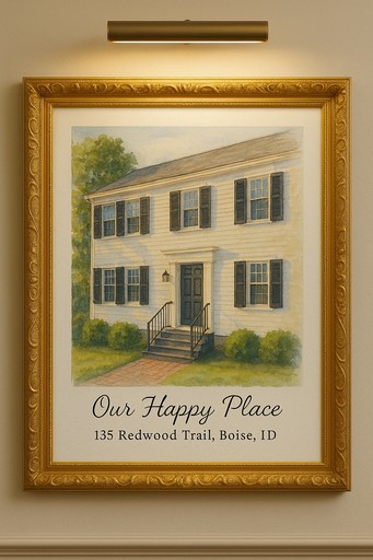 House portrait transformation